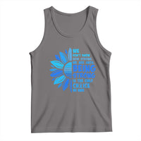 ALS Awareness Tank Top Blue Ribbon Stronger Survivor