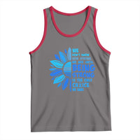 ALS Awareness Tank Top Blue Ribbon Stronger Survivor
