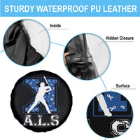 ALS Awareness Spare Tire Cover Baseball Strike Out ALS Support