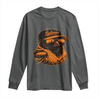 Retro Baltimore Long Sleeve Shirt City Pride Oriole With Sunglasses