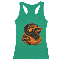 Retro Baltimore Racerback Tank Top City Pride Oriole With Sunglasses