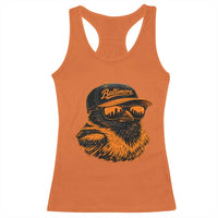 Retro Baltimore Racerback Tank Top City Pride Oriole With Sunglasses