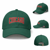 Retro Chicago Baseball Cap Vintage Chicago Throwback Athletic Sports Style 80s 90s