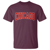 Retro Chicago T Shirt Vintage Chicago Throwback Athletic Sports Style 80s 90s