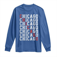 Vintage Chicago Long Sleeve Shirt Retro Distressed Classic Chicago