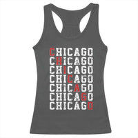 Vintage Chicago Racerback Tank Top Retro Distressed Classic Chicago
