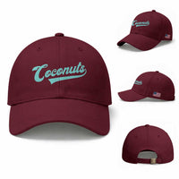 Vintage Coconut Baseball Cap Retro Throwback Popular Fruit Humor Coconuts Classic