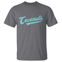 Vintage Coconut T Shirt Retro Throwback Popular Fruit Humor Coconuts Classic