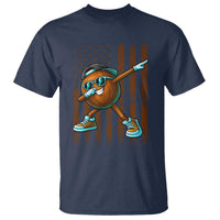 Dabbing Coconut T Shirt Retro American Flag Fruit Lover