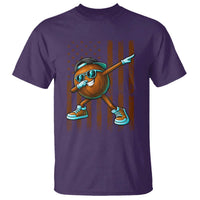 Dabbing Coconut T Shirt Retro American Flag Fruit Lover
