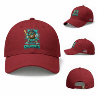 Baseball Coconut Baseball Cap Funny Graffiti Splatter Sports