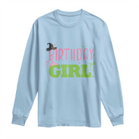 Birthday Girl Long Sleeve Shirt Witch Pink Green Toddler Baby 1st 2nd 3rd 4th 5th 6th 7th