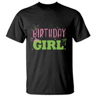 Birthday Girl T Shirt Witch Pink Green Toddler Baby 1st 2nd 3rd 4th 5th 6th 7th