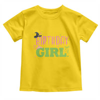 Birthday Girl Toddler T Shirt Witch Pink Green Toddler Baby 1st 2nd 3rd 4th 5th 6th 7th
