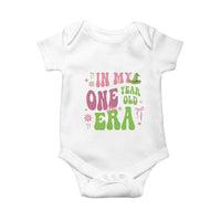 Baby Girl First Birthday Outfit Baby Onesie In My One Year Old Era Witch Pink Green