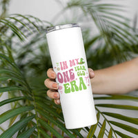 Baby Girl First Birthday Outfit Skinny Tumbler In My One Year Old Era Witch Pink Green