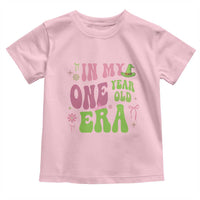 Baby Girl First Birthday Outfit Toddler T Shirt In My One Year Old Era Witch Pink Green