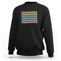 3rd Birthday Sweatshirt Toddler Threenager 3 Years Old Birthday Outfit