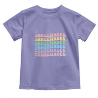 3rd Birthday Toddler T Shirt Toddler Threenager 3 Years Old Birthday Outfit