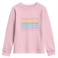 3rd Birthday Youth Sweatshirt Toddler Threenager 3 Years Old Birthday Outfit