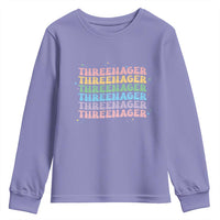 3rd Birthday Youth Sweatshirt Toddler Threenager 3 Years Old Birthday Outfit