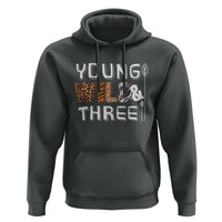 3rd Birthday Hoodie Young Wild And Three Safari Zoo Party