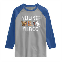 3rd Birthday Raglan Shirt Young Wild And Three Safari Zoo Party