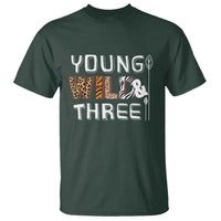 3rd Birthday T Shirt Young Wild And Three Safari Zoo Party