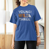 3rd Birthday T Shirt For Women Young Wild And Three Safari Zoo Party