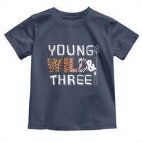 3rd Birthday Toddler T Shirt Young Wild And Three Safari Zoo Party
