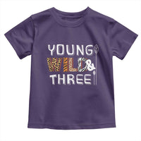 3rd Birthday Toddler T Shirt Young Wild And Three Safari Zoo Party