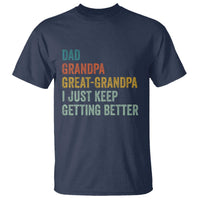 Funny Dad Great Grandpa T Shirt Retro Fathers Day