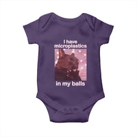Funny Cat Meme Baby Onesie I Have Microplastics In My Balls Dank Meme - Wonder Print Shop