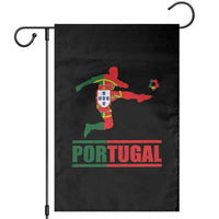 Portugal Soccer Garden Flag Portuguese Flag Futebol Football Player - Wonder Print Shop