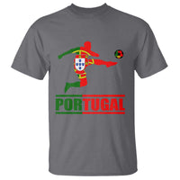 Portugal Soccer T Shirt Portuguese Flag Futebol Football Player - Wonder Print Shop
