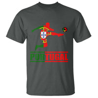 Portugal Soccer T Shirt Portuguese Flag Futebol Football Player - Wonder Print Shop