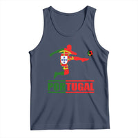 Portugal Soccer Tank Top Portuguese Flag Futebol Football Player - Wonder Print Shop