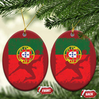 Portugal Soccer Christmas Ornament Portuguese Flag Futebol Football Fan - Wonder Print Shop