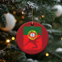 Portugal Soccer Christmas Ornament Portuguese Flag Futebol Football Fan - Wonder Print Shop