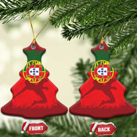 Portugal Soccer Christmas Ornament Portuguese Flag Futebol Football Fan - Wonder Print Shop