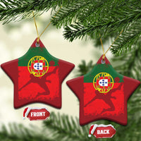 Portugal Soccer Christmas Ornament Portuguese Flag Futebol Football Fan - Wonder Print Shop