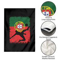 Portugal Soccer Garden Flag Portuguese Flag Futebol Football Fan - Wonder Print Shop