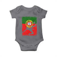 Portugal Soccer Baby Onesie Portuguese Flag Futebol Football Fan - Wonder Print Shop