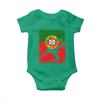 Portugal Soccer Baby Onesie Portuguese Flag Futebol Football Fan - Wonder Print Shop