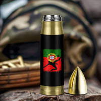 Portugal Soccer Bullet Tumbler Portuguese Flag Futebol Football Fan - Wonder Print Shop