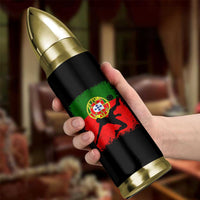 Portugal Soccer Bullet Tumbler Portuguese Flag Futebol Football Fan - Wonder Print Shop