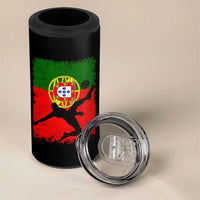 Portugal Soccer 4 in 1 Can Cooler Tumbler Portuguese Flag Futebol Football Fan - Wonder Print Shop