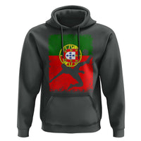 Portugal Soccer Hoodie Portuguese Flag Futebol Football Fan - Wonder Print Shop