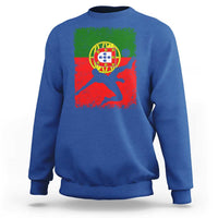 Portugal Soccer Sweatshirt Portuguese Flag Futebol Football Fan - Wonder Print Shop