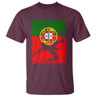 Portugal Soccer T Shirt Portuguese Flag Futebol Football Fan - Wonder Print Shop